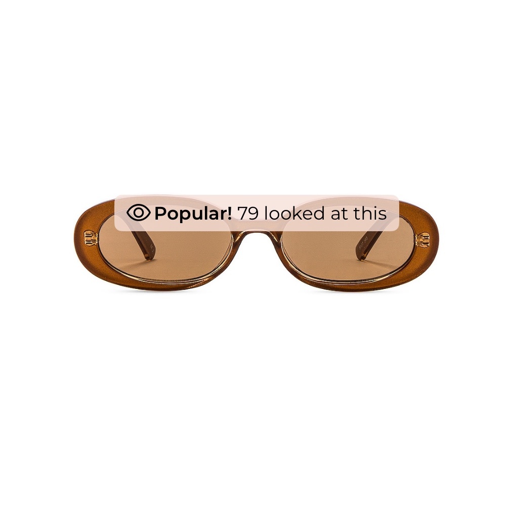 Le Specs Outa Love Sunglasses in Caramel